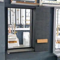 آینه باکس جا حوله مخفی مشکی بلوط60×60 tolidi|آینه|رودهن, |دیوار