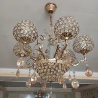 ۳عدد لوستر کریستالی درحدنو|لوستر و چراغ آویز|اندیشه, شهرک صدف|دیوار