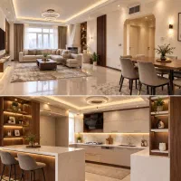 اپارتمان ۹۱متری/لوکس/شیک/پنجره‌قدی