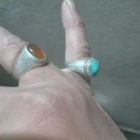 انگشتر فیروزه نیشابور وانگشتریمنی