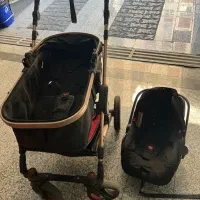 کالسکه برندbelecooکاملا نو سالم با روروک با کریهر