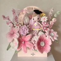 هدیه خاص گل پیپ پاکنی|گل مصنوعی|قم, سالاریه|دیوار