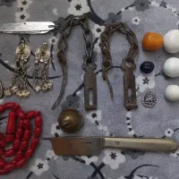 مجموعه وسایل قدیمی مهره دونه