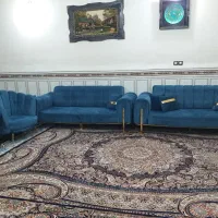 مبل با پرده پزیرایی|مبلمان خانگی و میز عسلی|اهواز, کمپلو جنوبی|دیوار