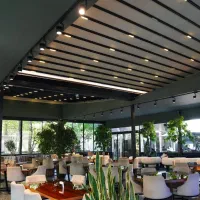 سقف متحرک پارچه ای اتوماتیک