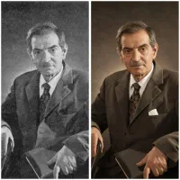 خاطرات قدیم رو زنده کن / ترمیم عکس قدیمی|تابلو، نقاشی، عکس|شوش, |دیوار