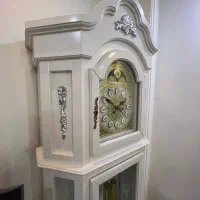 آینه کنسول سلطنتی نقره ای مشکی وساعت درحدنو|بوفه، ویترین، کنسول|تهران, نیروی هوایی (پیروزی)|دیوار