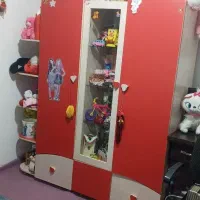 کمد دو تیکه و میز تحریر در حد نو سالم و تمیز|جاکفشی، کمد، دراور|پاکدشت, پاکدشت (مامازند)|دیوار