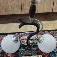 چهار عدد لوستر دو شاخه ای تمیز درحد نو