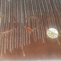 ست دستبند مسی /باباومامی ودخترنازشون..