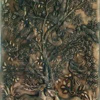 تابلو مسی قلم برجسته کلکسیونی