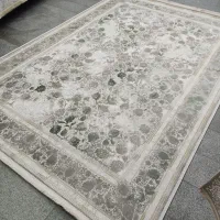 فرش ۱۲۰۰کرم سبز نسکافه ای وینتج