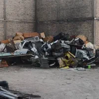 ضایعات آهن آلات پلاستیک مس زرد در محل