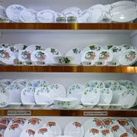 (آرکوپال)لب طلا/خاکستری کنگره/25pcs ارسال درب منزل|ظروف سرو و پذیرایی|مشهد, شهید آوینی|دیوار