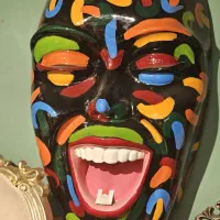 مجسمه لبخند سایز بزرگ رنگ خودرو