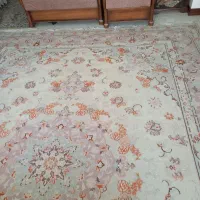 فرش دستبافت گل ابریشم کاشمر