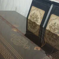 میزغذا خوری شیش نفره|میز و صندلی غذاخوری|گرمی, |دیوار