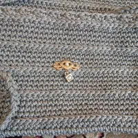 کیف بافتنی مناسب گوشی و رو دوشی|کیف، کفش، کمربند|فیروزه, |دیوار