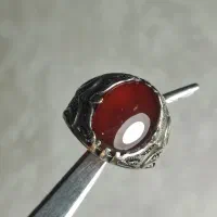انگشتر نقره گارنت سرخ