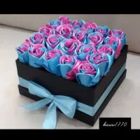 دسته گل روبانی|گل مصنوعی|میانه, |دیوار