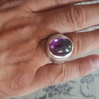 فروش انگشتر یاقوت الکساندر نقره ۹۲۵ رکاب دست ساز|جواهرات|میاندوآب, |دیوار