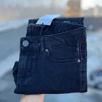 شلوار زنانه جین مشکی مدل راسته مخصوص اندام کشیده|لباس|آمل, |دیوار