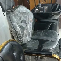 صندلی اینه سرشور ارایشگاه مردانه کاملا نو