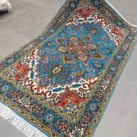 فرش دستباف جفت ۴ متری هریس اعلا ریز باف ۳۰ رج