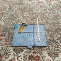 قفس متوسط قناری و فنچ و مرغ عشق با آبخوری