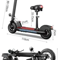 اسکوتر برقی صندلی دار، تاشو، ریموت دار|دوچرخه، اسکیت، اسکوتر|کیش, |دیوار