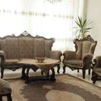 مبل نه نفره و میز ناهار هشت نفره|مبلمان خانگی و میز عسلی|تهران, قنات‌کوثر|دیوار