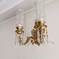 لوستر ۱۰ شاخه + ۳ تا دیواری|لوستر و چراغ آویز|تهران, ولنجک|دیوار
