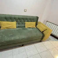 نیم ست مبل ۳ نفره و پاف