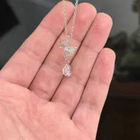 نیم ست نقره خارجی با اتیکت|جواهرات|کرج, باغستان|دیوار