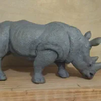 فیگور حیوانات کرگدن سافاری قدیمی|اسباب‌‌بازی|تهران, گلستان (شهرک راه آهن)|دیوار