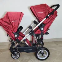 کالسکه دوقلو کالاسکه دو قلو دوقلویی دو نفره ۲قلو