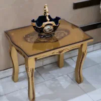 مبلمان نه نفره استیل همراه با ویترین و میز|مبلمان خانگی و میز عسلی|تهران, بلورسازی|دیوار