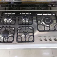 اجاق گاز استیل 5شعله قارچی|اجاق گاز و لوازم برقی پخت‌وپز|لاهیجان, خمیر کلایه|دیوار