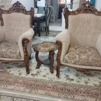 مبلمان ۹ نفره استیل|مبلمان خانگی و میز عسلی|گرمسار, |دیوار