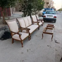 ست مبلمان هفت نفره و ناهار خوری شش نفره