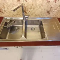 کابینت به همراه سینک استیل البرز وهود کن|مصالح و تجهیزات ساختمان|تهران, دروازه شمیران|دیوار