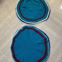 دو عدد بافتنی دستباف