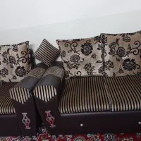 مبل هفت نفره درحدنو تمیزبامیزعسلی قیمت۵ میلیون