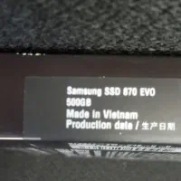 آس آس دی 500گیگ سامسونگ گارانتی اصلی نو و پلم