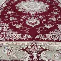 یک جفت فرش ۱۲متری زرشکی