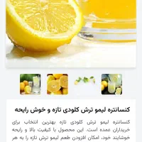 فروش انواع کنستانتره میوه و مرکبات