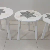 میز عسلی/جلو مبلی سفید