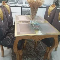 میز نهار خوری چوب|میز و صندلی غذاخوری|تهران, ابوذر|دیوار