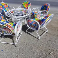 مبلمان باغی و مبلمان ویلایی فلزی طرح ژوار xnii90|مبلمان خانگی و میز عسلی|کرج, کمالشهر|دیوار
