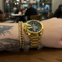 ست استایل مردانه طلایی Silvaro /سادگی که میدرخشد